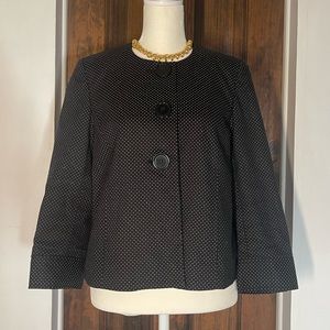 Anne Klein Black Crop Blazer
